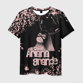 Мужская футболка 3D с принтом ARIANA GRANDE. в городе Новоалтайск, 100% полиэфир | прямой крой, круглый вырез горловины, длина до линии бедер | ariana grande | k bye for now | nickelodeon | американская актриса | ари | ариана | ариана гранде | ариана гранде бутера | грандес | королевы крика | селена гомез