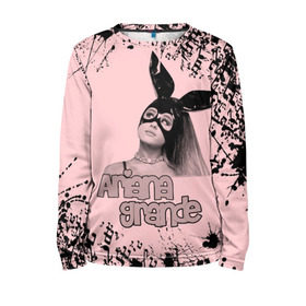 Детский лонгслив 3D с принтом ARIANA GRANDE. в городе Новоалтайск, 100% полиэстер | длинные рукава, круглый вырез горловины, полуприлегающий силуэт
 | ariana grande | k bye for now | nickelodeon | американская актриса | ари | ариана | ариана гранде | ариана гранде бутера | грандес | королевы крика | селена гомез