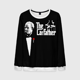 Мужской свитшот 3D с принтом The Carfather Top Gear в городе Новоалтайск, 100% полиэстер с мягким внутренним слоем | круглый вырез горловины, мягкая резинка на манжетах и поясе, свободная посадка по фигуре | godfather | grand tour | jeremy clarkson | the carfather | top gear | авто | ведущий | гран тур | джереми кларксон | крёстный отец | топ гир