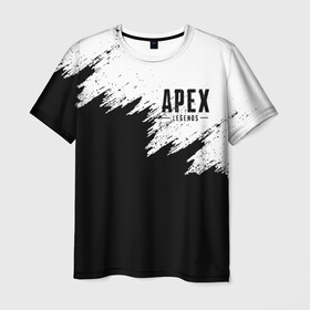 Мужская футболка 3D с принтом APEX LEGENDS | АПЕКС ЛЕГЕНДС в городе Новоалтайск, 100% полиэфир | прямой крой, круглый вырез горловины, длина до линии бедер | apex | apex legends | battle | battle royal | bloodhound | titanfall | wraith | апекс | апекс легендс | батл рояль | битва | война | каустик | королевская битва