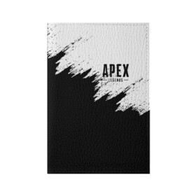 Обложка для паспорта матовая кожа с принтом APEX LEGENDS | АПЕКС ЛЕГЕНДС в городе Новоалтайск, натуральная матовая кожа | размер 19,3 х 13,7 см; прозрачные пластиковые крепления | apex | apex legends | battle | battle royal | bloodhound | titanfall | wraith | апекс | апекс легендс | батл рояль | битва | война | каустик | королевская битва