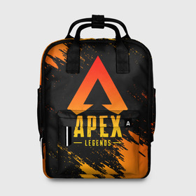 Женский рюкзак 3D с принтом APEX LEGENDS в городе Новоалтайск, 100% полиэстер | лямки с регулируемой длиной, сверху ручки, чтобы рюкзак нести как сумку. Основное отделение закрывается на молнию, как и внешний карман. Внутри два дополнительных кармана, один из которых закрывается на молнию. По бокам два дополнительных кармашка, куда поместится маленькая бутылочка
 | apex | apex legends | battle | battle royal | bloodhound | titanfall | wraith | апекс | апекс легендс | батл рояль | битва | война | каустик | королевская битва