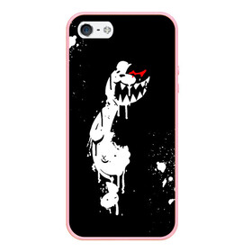 Чехол для iPhone 5/5S матовый с принтом Monokuma paint в городе Новоалтайск, Силикон | Область печати: задняя сторона чехла, без боковых панелей | danganronpa | eye | monokuma | paint | аватар | антагонист | брызги | глаз | игрушка | краска | медведь | монокума | мягкая | панда | потёки | робот
