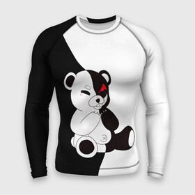 Мужской рашгард 3D с принтом MONOKUMA сидит в городе Новоалтайск,  |  | danganronpa | eye | monokuma | аватар | антагонист | глаз | игрушка | медведь | монокума | мягкая | панда | робот