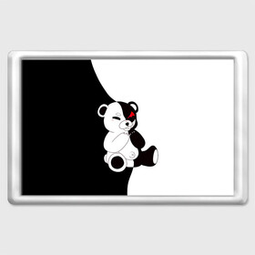 Магнит 45*70 с принтом Monokuma в городе Новоалтайск, Пластик | Размер: 78*52 мм; Размер печати: 70*45 | danganronpa | eye | monokuma | аватар | антагонист | глаз | игрушка | медведь | монокума | мягкая | панда | робот