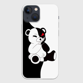 Чехол для iPhone 13 mini с принтом MONOKUMA сидит в городе Новоалтайск,  |  | danganronpa | eye | monokuma | аватар | антагонист | глаз | игрушка | медведь | монокума | мягкая | панда | робот