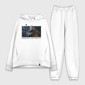 Женский костюм хлопок Oversize с принтом GERALT OF RIVIA в городе Новоалтайск,  |  | geralt of rivia | witcher | ведьмак | геральт из ривии | игра ведьмак | сериал ведьмак