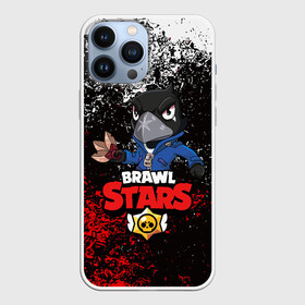 Чехол для iPhone 13 Pro Max с принтом BRAWL STARS CROW | БРАВЛ СТАРС ВОРОН в городе Новоалтайск,  |  | Тематика изображения на принте: bibi | brawl stars | crow | el brown | leon | leon shark | max | sally leon | shark | stars | акула | биби | ворон | леон