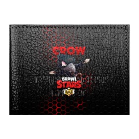 Обложка для студенческого билета с принтом BRAWL STARS CROW в городе Новоалтайск, натуральная кожа | Размер: 11*8 см; Печать на всей внешней стороне | Тематика изображения на принте: bibi | brawl stars | crow | el brown | leon | leon shark | max | sally leon | shark | stars | акула | биби | ворон | леон