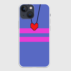 Чехол для iPhone 13 mini с принтом UNDERTALE FRISK (ФРИСК) в городе Новоалтайск,  |  | asriel dreemurr | chara | frisk | gaster blaster | sans | undertale | азриэль дримурр | андертейл | гастер | меттатон | санс | фриск | чара