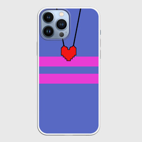Чехол для iPhone 13 Pro Max с принтом UNDERTALE FRISK (ФРИСК) в городе Новоалтайск,  |  | Тематика изображения на принте: asriel dreemurr | chara | frisk | gaster blaster | sans | undertale | азриэль дримурр | андертейл | гастер | меттатон | санс | фриск | чара