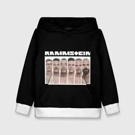Детская толстовка 3D с принтом Rammstein в городе Новоалтайск, 100% полиэстер | двухслойный капюшон со шнурком для регулировки, мягкие манжеты на рукавах и по низу толстовки, спереди карман-кенгуру с мягким внутренним слоем | kruspe | lindemann | metal | oliver | rammstein | richard | riedel | rock | till | кристиан | круспе | линдеманн | лоренц | метал | оливер | рамштайн | ридель | рихард | рок | тилль