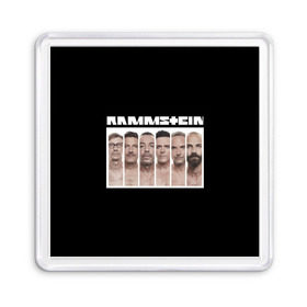 Магнит 55*55 с принтом Rammstein в городе Новоалтайск, Пластик | Размер: 65*65 мм; Размер печати: 55*55 мм | kruspe | lindemann | metal | oliver | rammstein | richard | riedel | rock | till | кристиан | круспе | линдеманн | лоренц | метал | оливер | рамштайн | ридель | рихард | рок | тилль