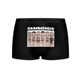 Мужские трусы 3D с принтом Rammstein в городе Новоалтайск, 50% хлопок, 50% полиэстер | классическая посадка, на поясе мягкая тканевая резинка | kruspe | lindemann | metal | oliver | rammstein | richard | riedel | rock | till | кристиан | круспе | линдеманн | лоренц | метал | оливер | рамштайн | ридель | рихард | рок | тилль