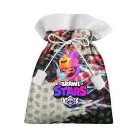 Подарочный 3D мешок с принтом BRAWL STARS СЭНДИ в городе Новоалтайск, 100% полиэстер | Размер: 29*39 см | 8 bit | bibi | brawl stars | brock | bull | crow | dinomike | el primo | leon | mobile game | nita | poko | ricochet | stars | tara | бравл старс | ворон | леон | мобильные игры