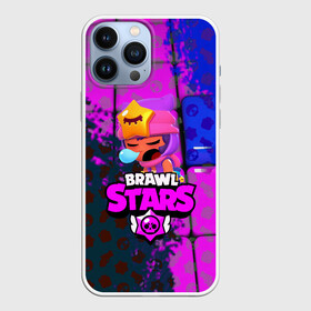 Чехол для iPhone 13 Pro Max с принтом BRAWL STARS СЭНДИ в городе Новоалтайск,  |  | Тематика изображения на принте: 8 bit | bibi | brawl stars | brock | bull | crow | dinomike | el primo | leon | mobile game | nita | poko | ricochet | stars | tara | бравл старс | ворон | леон | мобильные игры