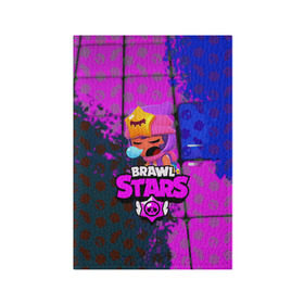 Обложка для паспорта матовая кожа с принтом BRAWL STARS СЭНДИ в городе Новоалтайск, натуральная матовая кожа | размер 19,3 х 13,7 см; прозрачные пластиковые крепления | 8 bit | bibi | brawl stars | brock | bull | crow | dinomike | el primo | leon | mobile game | nita | poko | ricochet | stars | tara | бравл старс | ворон | леон | мобильные игры