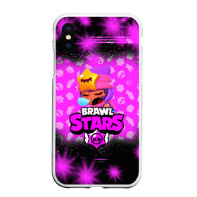 Чехол для iPhone XS Max матовый с принтом BRAWL STARSSANDY в городе Новоалтайск, Силикон | Область печати: задняя сторона чехла, без боковых панелей | Тематика изображения на принте: 8 bit | bibi | brawl stars | brock | bull | crow | dinomike | el primo | leon | mobile game | nita | poko | ricochet | stars | tara | бравл старс | ворон | леон | мобильные игры