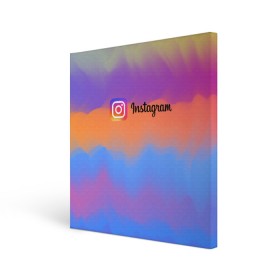 Холст квадратный с принтом Instagram. в городе Новоалтайск, 100% ПВХ |  | insta | instagram | instagramm | social | видео | инста | инстаграм | инстаграмм | приложение | социальная сеть | фото