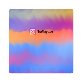Магнит виниловый Квадрат с принтом Instagram. в городе Новоалтайск, полимерный материал с магнитным слоем | размер 9*9 см, закругленные углы | Тематика изображения на принте: insta | instagram | instagramm | social | видео | инста | инстаграм | инстаграмм | приложение | социальная сеть | фото
