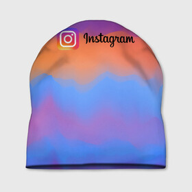 Шапка 3D с принтом Instagram. в городе Новоалтайск, 100% полиэстер | универсальный размер, печать по всей поверхности изделия | insta | instagram | instagramm | social | видео | инста | инстаграм | инстаграмм | приложение | социальная сеть | фото