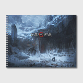 Альбом для рисования с принтом GOD OF WAR в городе Новоалтайск, 100% бумага
 | матовая бумага, плотность 200 мг. | Тематика изображения на принте: atreus | god of war | kratos | playstation | атрей | бог войны | кратос