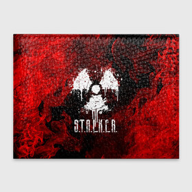 Обложка для студенческого билета с принтом S.T.A.L.K.E.R. 2 в городе Новоалтайск, натуральная кожа | Размер: 11*8 см; Печать на всей внешней стороне | Тематика изображения на принте: chernobyl | pripyat | s.t.a.l.k.e.r. 2 | shadow of chernobyl | stalker | stalker 2 | воля | меченый | припять | свобода | свобода воля | сталкер | сталкер 2 | тени чернобыля | чернобыль