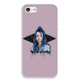 Чехол для iPhone 5/5S матовый с принтом Billie Pink Art в городе Новоалтайск, Силикон | Область печати: задняя сторона чехла, без боковых панелей | Тематика изображения на принте: bad | bad guy | billi | billie | billie eilish | eilish | good girl | music | swag | айлиш | беляш | били | били айлиш | билли | билли айлиш | билли эйлиш | биляш | музка | певица | эйлиш