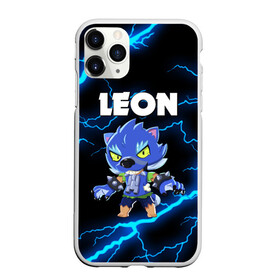 Чехол для iPhone 11 Pro матовый с принтом BRAWL STARS LEON в городе Новоалтайск, Силикон |  | brawl stars | crow | leon | leon shark | leon werewolf | sally leon | shark | stars | werewolf | акула | берли | ворон | леон | леон акула | оборотень | оборотень леон | спайк | эль примо