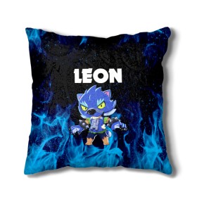Подушка 3D с принтом BRAWL STARS LEON в городе Новоалтайск, наволочка – 100% полиэстер, наполнитель – холлофайбер (легкий наполнитель, не вызывает аллергию). | состоит из подушки и наволочки. Наволочка на молнии, легко снимается для стирки | brawl stars | crow | leon | leon shark | leon werewolf | sally leon | shark | stars | werewolf | акула | берли | ворон | леон | леон акула | оборотень | оборотень леон | спайк | эль примо