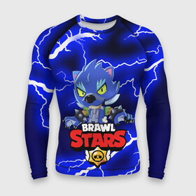 Мужской рашгард 3D с принтом BRAWL STARS LEON | ЛЕОН ОБОРОТЕНЬ в городе Новоалтайск,  |  | brawl stars | crow | leon | leon shark | leon werewolf | sally leon | shark | stars | werewolf | акула | берли | ворон | леон | леон акула | оборотень | оборотень леон | спайк | эль примо