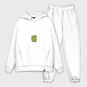 Мужской костюм хлопок OVERSIZE с принтом кактус в городе Новоалтайск,  |  | emoji рисунок | kaktus | кактус | кактусик | смайл | стикер | эмоджи