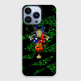 Чехол для iPhone 13 Pro с принтом Химия х  Менделеев в городе Новоалтайск,  |  | Тематика изображения на принте: school | арт | биология | менделеев | неон | огонь | принт | пробирки | химия | школа