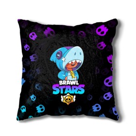 Подушка 3D с принтом BRAWL STARS LEON SHARK в городе Новоалтайск, наволочка – 100% полиэстер, наполнитель – холлофайбер (легкий наполнитель, не вызывает аллергию). | состоит из подушки и наволочки. Наволочка на молнии, легко снимается для стирки | brawl stars | crow | leon | leon shark | leon werewolf | sally leon | shark | stars | werewolf | акула | берли | ворон | леон | леон акула | оборотень | оборотень леон | спайк | эль примо