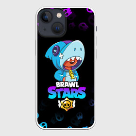 Чехол для iPhone 13 mini с принтом BRAWL STARS LEON SHARK в городе Новоалтайск,  |  | brawl stars | crow | leon | leon shark | leon werewolf | sally leon | shark | stars | werewolf | акула | берли | ворон | леон | леон акула | оборотень | оборотень леон | спайк | эль примо