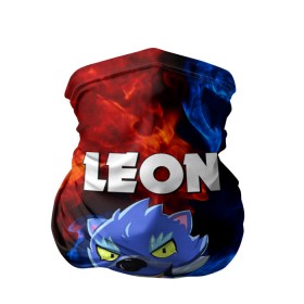 Бандана-труба 3D с принтом BRAWL STARS LEON в городе Новоалтайск, 100% полиэстер, ткань с особыми свойствами — Activecool | плотность 150‒180 г/м2; хорошо тянется, но сохраняет форму | bibi | brawl stars | crow | el brown | leon | leon shark | max | sally leon | shark | stars | акула | биби | ворон | леон