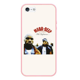 Чехол для iPhone 5/5S матовый с принтом Mobb Deep The Infamous в городе Новоалтайск, Силикон | Область печати: задняя сторона чехла, без боковых панелей | havoc | hip hop | mobb deep | prodigy | rap | the infamous | маб дип | мобб дипп | продиджи