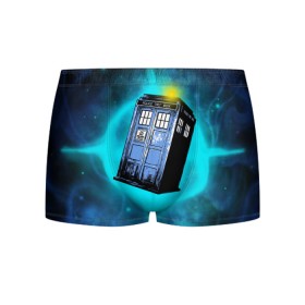 Мужские трусы 3D с принтом Doctor Who в городе Новоалтайск, 50% хлопок, 50% полиэстер | классическая посадка, на поясе мягкая тканевая резинка | Тематика изображения на принте: doctor | who | доктор | доктор кто | кто