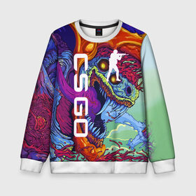 Детский свитшот 3D с принтом CS GO HYPERBEAST | КС ГО ХАЙПЕРБИСТ в городе Новоалтайск, 100% полиэстер | свободная посадка, прямой крой, мягкая тканевая резинка на рукавах и понизу свитшота | astralis | awp | counter strike | cs go | cs go global offensive | cs:go | faze clan | hyper beast | team liquid | астралис | кс го | тим ликвид | фейз клан | хайпер бист