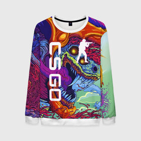 Мужской свитшот 3D с принтом CS GO HYPERBEAST | КС ГО ХАЙПЕРБИСТ в городе Новоалтайск, 100% полиэстер с мягким внутренним слоем | круглый вырез горловины, мягкая резинка на манжетах и поясе, свободная посадка по фигуре | astralis | awp | counter strike | cs go | cs go global offensive | cs:go | faze clan | hyper beast | team liquid | астралис | кс го | тим ликвид | фейз клан | хайпер бист