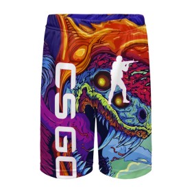 Детские спортивные шорты 3D с принтом CS GO HYPERBEAST в городе Новоалтайск,  100% полиэстер
 | пояс оформлен широкой мягкой резинкой, ткань тянется
 | astralis | awp | counter strike | cs go | cs go global offensive | cs:go | faze clan | hyper beast | team liquid | астралис | кс го | тим ликвид | фейз клан | хайпер бист