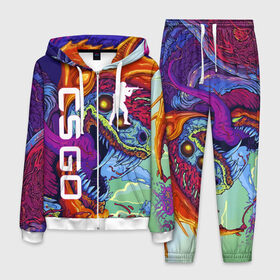 Мужской костюм 3D с принтом CS GO HYPERBEAST | КС ГО ХАЙПЕРБИСТ в городе Новоалтайск, 100% полиэстер | Манжеты и пояс оформлены тканевой резинкой, двухслойный капюшон со шнурком для регулировки, карманы спереди | astralis | awp | counter strike | cs go | cs go global offensive | cs:go | faze clan | hyper beast | team liquid | астралис | кс го | тим ликвид | фейз клан | хайпер бист