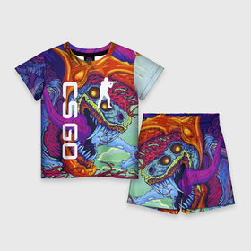 Детский костюм с шортами 3D с принтом CS GO HYPERBEAST  КС ГО ХАЙПЕРБИСТ в городе Новоалтайск,  |  | astralis | awp | counter strike | cs go | cs go global offensive | cs:go | faze clan | hyper beast | team liquid | астралис | кс го | тим ликвид | фейз клан | хайпер бист