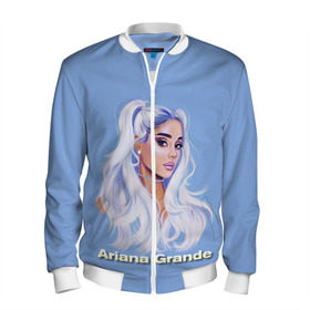 Мужской бомбер 3D с принтом Ariana Grande (Ариана Гранде) в городе Новоалтайск, 100% полиэстер | застегивается на молнию, по бокам два кармана без застежек, по низу бомбера и на воротнике - эластичная резинка | ariana grande | актриса | американская певица | ариана | ариана гранде | гранде | девушка | музыка | певица | песни | продюсер