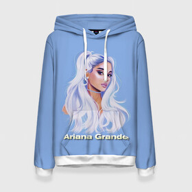 Женская толстовка 3D с принтом Ariana Grande (Ариана Гранде) в городе Новоалтайск, 100% полиэстер  | двухслойный капюшон со шнурком для регулировки, мягкие манжеты на рукавах и по низу толстовки, спереди карман-кенгуру с мягким внутренним слоем. | ariana grande | актриса | американская певица | ариана | ариана гранде | гранде | девушка | музыка | певица | песни | продюсер
