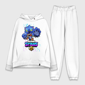 Женский костюм хлопок Oversize с принтом Brawl Stars LEON в городе Новоалтайск,  |  | brawl | brawl stars | crow | leon | sally | shark | stars | акула | бравл | бравл старс | браво старс | игра | компьютерная | кров | леон | леон акула | онлайн | старс | шарк