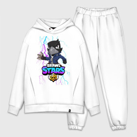 Мужской костюм хлопок OVERSIZE с принтом Brawl Stars CROW в городе Новоалтайск,  |  | brawl | brawl stars | crow | leon | sally | shark | stars | акула | бравл | бравл старс | браво старс | игра | компьютерная | кров | леон | леон акула | онлайн | старс | шарк