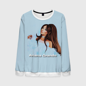 Мужской свитшот 3D с принтом Ariana Grande (Ариана Гранде) в городе Новоалтайск, 100% полиэстер с мягким внутренним слоем | круглый вырез горловины, мягкая резинка на манжетах и поясе, свободная посадка по фигуре | ariana grande | актриса | американская певица | ариана | ариана гранде | гранде | девушка | музыка | певица | песни | продюсер