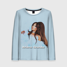 Женский лонгслив 3D с принтом Ariana Grande (Ариана Гранде) в городе Новоалтайск, 100% полиэстер | длинные рукава, круглый вырез горловины, полуприлегающий силуэт | ariana grande | актриса | американская певица | ариана | ариана гранде | гранде | девушка | музыка | певица | песни | продюсер