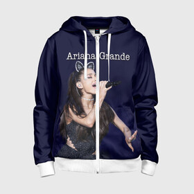 Детская толстовка 3D на молнии с принтом Ariana Grande (Ариана Гранде) в городе Новоалтайск, 100% полиэстер |  манжеты и пояс оформлены широкой мягкой резинкой, двухслойный капюшон со шнурком для регулировки, спереди карманы и застежка-молния
 | ariana grande | актриса | американская певица | ариана | ариана гранде | гранде | девушка | музыка | певица | песни | продюсер